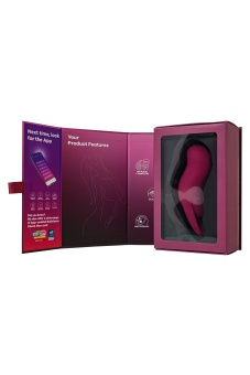 Вакуумый вибростимулятор клитора Satisfyer Pocket Pro 1 бордовый