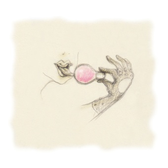 Силиконовая лампочка с вибрацией Gvibe Gbulb розовая