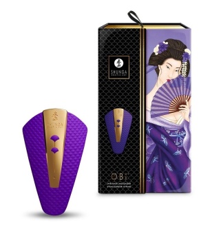 Мини-вибратор Shunga OBI фиолетовый