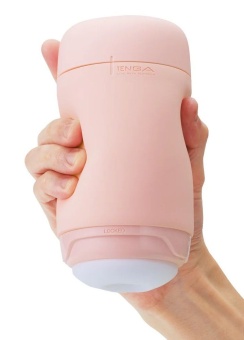 Мягкий мастурбатор Tenga Puffy Strawberry Pink