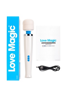 Вибромассажёр Magic Wand Rechargeable беспроводной + адаптер