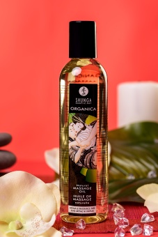 Массажное масло Shunga Organica Naturelle без аромата  - 240 мл