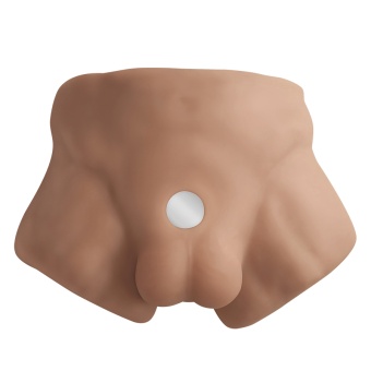 Карамельный мужской полуторс с фаллоимитатором SILEXD Apollo S 7