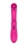 Розовый вибратор-кролик с усиленной стимуляцией точки G