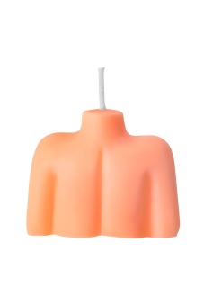 Оранжевая сувенирная свеча «Женский силуэт»