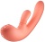 Вибратор кролик Amovibe Vibella коралловый