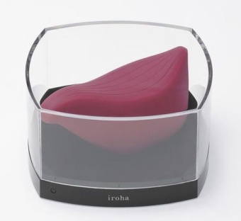 Минивибратор птичка Tenga Iroha+ Tori бордовый