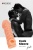 Телесная закрытая насадка с венками Cock Sleeve 006 Size L - 17,6 см