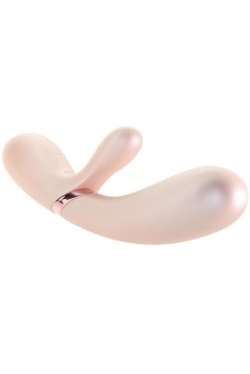 Вибратор с клиторальным стимулятором, приложением и подогревом Satisfyer Hot Lover жемчуг