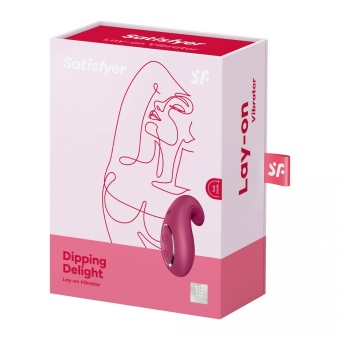 Клиторальный стимулятор Satisfyer Dipping Delight малиновый