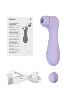 Вакуумный стимулятор с вибрацией Satisfyer Pro 2 Generation 3 сиреневый