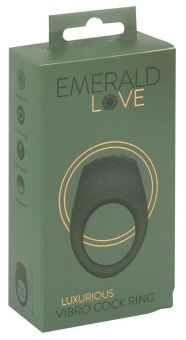 Виброкольцо Emerald Love Luxurious