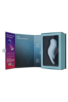 Вакуумый вибростимулятор клитора Satisfyer Pocket Pro 1 голубой