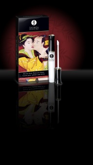 Блеск для губ для орального секса Shunga Клубника и шампанское 10 мл