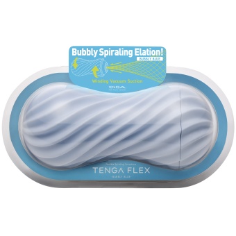 Мастурбатор Tenga FLEX Bubbly Blue голубой