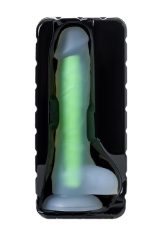 Светящийся в темноте зеленым фаллоимитатор Beyond Clark Glow - 22 см