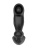 Черный вибромассажер простаты с вращающимся шариком