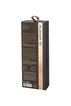 Вибратор WANAME Thunder с клиторальным отростком 24,2 см черный