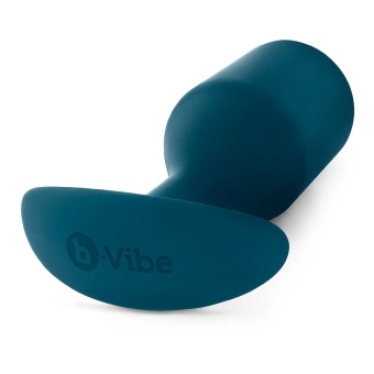 Утяжелённая анальная пробка для ношения b-Vibe Snug Plug 6 большая морская волна