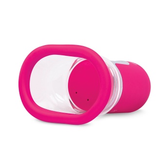 Автоматическая вакуумная помпа для клитора Lux Fetish Auto Pussy Pump с клиторальным украшением