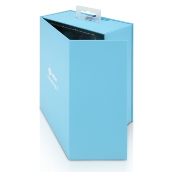 Анальная вибропробка с ротацией b-Vibe Rimming голубая