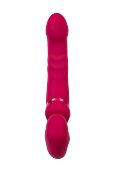Безремневой страпон Lapis Lovense с вибрацией красный