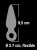 Анальная втулка с колечком на пальчик Finger Plug - 9,5 см