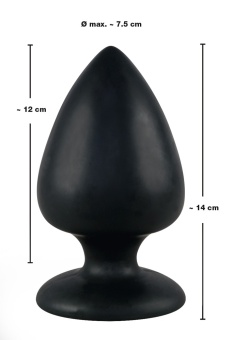 Анальная пробка Black Velvet Extra XL большая