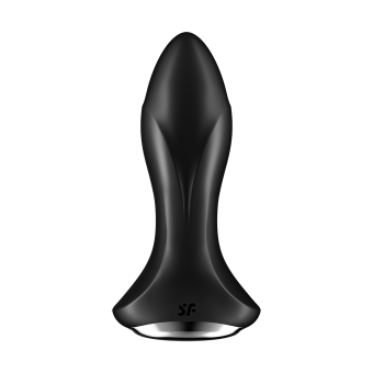Вибропробка с ротацией и приложением Satisfyer Rotator Plug 1+ чёрная