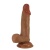 Реалистичный фаллоимитатор-мулат Zebulon - 19,4 см. Реалистичный фаллоимитатор-мулат Zebulon - 19,4 см.