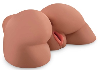 Мастурбатор-полуторс вагина и попка PDX Plus Perfect Ass Masturbator Tan мулатка