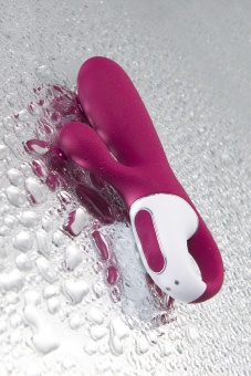 Вибратор с клиторальным стимулятором Satisfyer Hot Bunny и функцией нагрева
