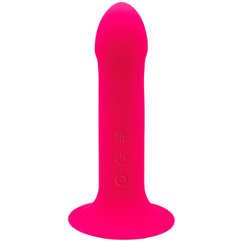 Вибратор с присоской Hitsens 2 Vibe розовый 14,5 см