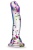 Прозрачный люминесцентный фаллоимитатор Hanky-Panky - 19 см.