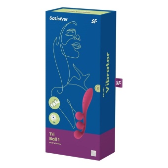Вибратор с тремя шариками Satisfyer Tri Ball 1 розовый