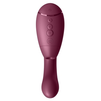 Вибратор с вакуумно-волновой стимуляцией клитора Womanizer Next Duo розовый