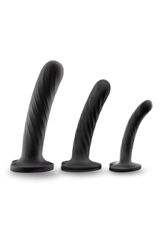 Набор из 3 стимуляторов со спиралевидным рельефом Twist Kit