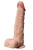 Телесный перезаряжаемый вибратор-реалистик на присоске - 20 см. Телесный перезаряжаемый вибратор-реалистик на присоске - 20 см.