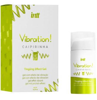 Жидкий вибратор со вкусом коктейля Кайпиринья Intt Vibration! Caipirinha 15 мл