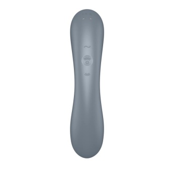 Двухсторонний вакуумный вибростимулятор Satisfyer Curvy Trinity 1 серый