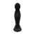 Черный вибростимулятор простаты Adam s Rotating P-spot Massager - 14,2 см.