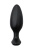 Черная анальная втулка LOVENSE Hush 2 (M) - 13,5 см.