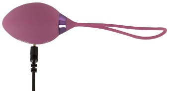 Фиолетовый вагинальный шарик ROVANA RC Love Ball